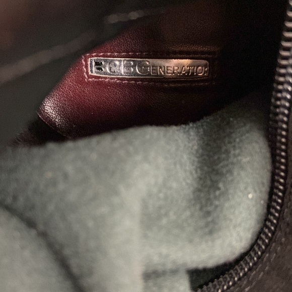 BCBGENERATION Sunshine Vegan Suede Leather Black Knee High Tall Side Zip Boots - Picture 9 of 16